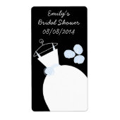 Het etiket 'Vrijgezellenfeest' van het bruiloft Go (Voorkant)