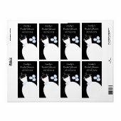 Het etiket 'Vrijgezellenfeest' van het bruiloft Go (Full Sheet)