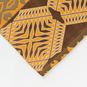 het etnische afrikaanse stammenpatroon is gestript fleece deken (Hoek)