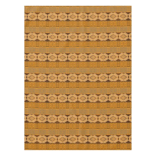 het etnische afrikaanse stammenpatroon is gestript tafelkleed (Voorkant)