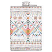 Het etnische geometrische patroon van de stammen v heupfles (Achterkant)