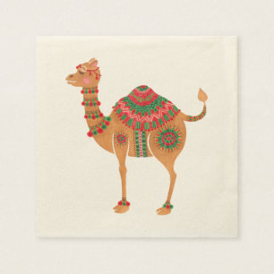 Het etnische kamp servetten