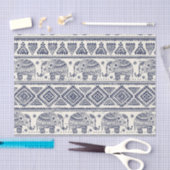 Het etnische Stammen Azteekse Patroon van de Tissuepapier (Craft)