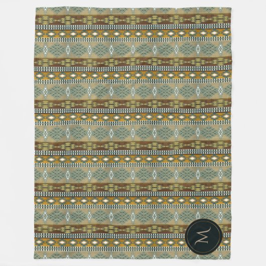 het etnische zuidoosten fleece deken (Voorkant)