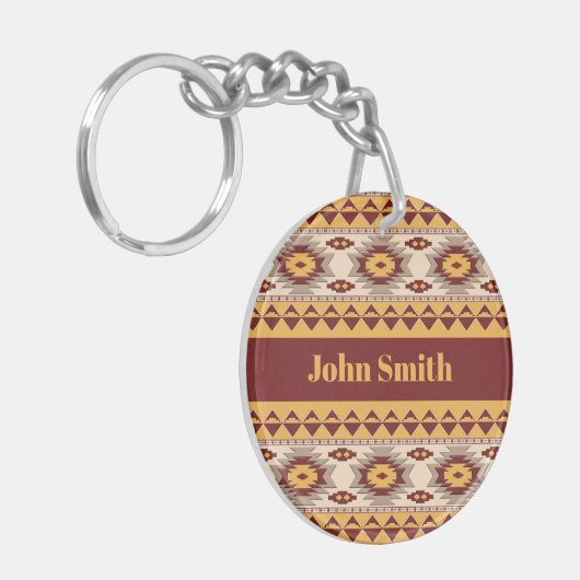 Het etnische zuidoosten van het zuidwesten sleutelhanger (Voorkant Links)