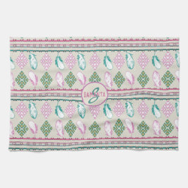 het etnische zuidoosten vechtspatroon theedoek