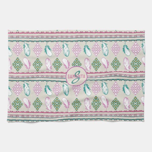 het etnische zuidoosten vechtspatroon theedoek (Horizontaal)