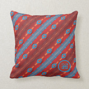 Het etnische Zuidwest-stammenpatroon.. gooi kussen