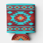 Het etnische Zuidwestelijke stammenpatroon. Blikjeskoeler (Achterkant)