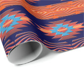 Het etnische Zuidwestelijke stammenpatroon. Cadeaupapier (Rol Hoek)