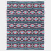 Het etnische Zuidwestelijke stammenpatroon. Fleece Deken (Voorkant)