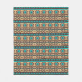 Het etnische Zuidwestelijke stammenpatroon. Fleece Deken (Voorkant)