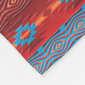 Het etnische Zuidwestelijke stammenpatroon. Fleece Deken (Hoek)