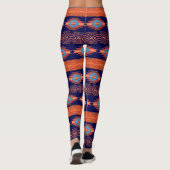 Het etnische Zuidwestelijke stammenpatroon. Leggings (Achterkant)