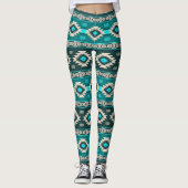 Het etnische Zuidwestelijke stammenpatroon. Leggings (Voorkant)