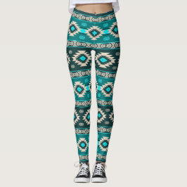 Het etnische Zuidwestelijke stammenpatroon. Leggings