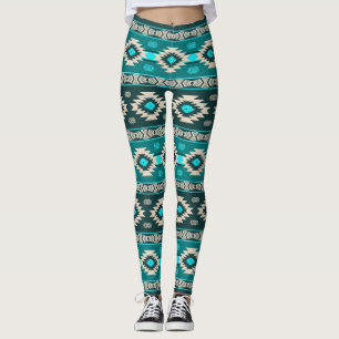 Het etnische Zuidwestelijke stammenpatroon. Leggings
