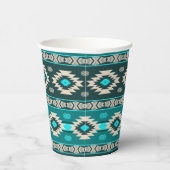 Het etnische Zuidwestelijke stammenpatroon. Papieren Bekers (Rechts)