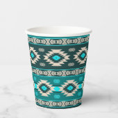 Het etnische Zuidwestelijke stammenpatroon. Papieren Bekers (Voorkant)