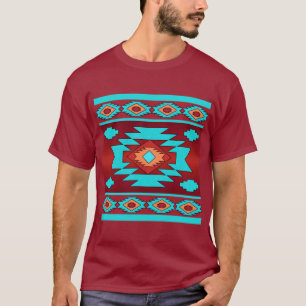 Het etnische Zuidwestelijke stammenpatroon. T-shirt