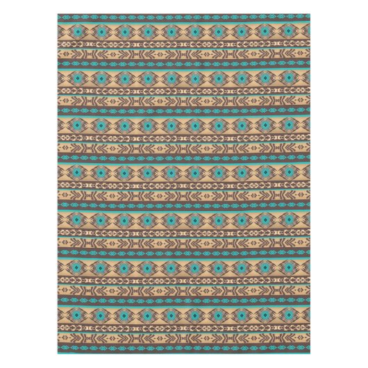 Het etnische Zuidwestelijke stammenpatroon. Tafelkleed (Voorkant)