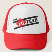 Het EU-team Canadees vlaggenblad Trucker Pet (Voorkant)