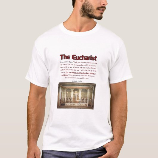 Het Eucharistisch t-shirt (Voorkant)