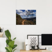 "Het evangelie is alleen goed nieuws als het er ko Poster (Thuiskantoor)