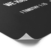 Het evangelie poster (Hoek)