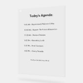 Het evenementenbord dat opvalt! acryl bord (Hoek)