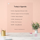 Het evenementenbord dat opvalt! acryl bord (Huwelijk)