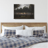 Het "Evening Landscape" (door Caspar David Friedri Canvas Afdruk (Insitu (Slaapkamer))