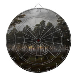 Het "Evening Landscape" (door Caspar David Friedri Dartbord