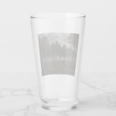 Het "Evening Landscape" (door Caspar David Friedri Glas (Achterkant)