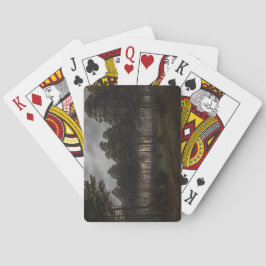 Het "Evening Landscape" (door Caspar David Friedri Pokerkaarten