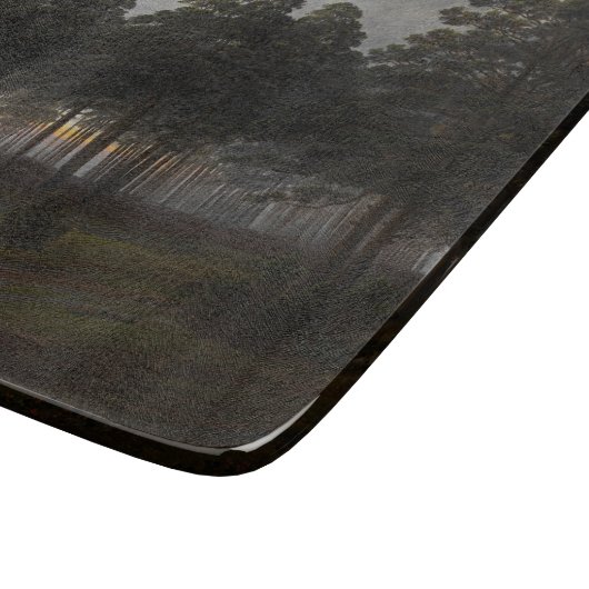 Het "Evening Landscape" (door Caspar David Friedri Snijplank (Hoek)