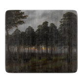 Het "Evening Landscape" (door Caspar David Friedri Snijplank (Voorkant)