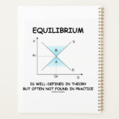 Het evenwicht is goed gedefinieerd in de theorie, planner (Achterkant)