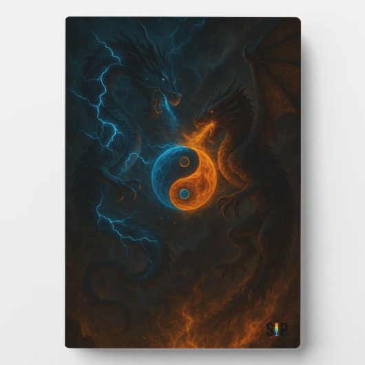 Het evenwicht van de Dragons - eeuwige duel Fotoplaat (voorkant)