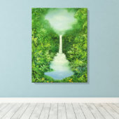 Het Everduurzame regenwoud 1997 Canvas Afdruk (Insitu (Houten vloer))