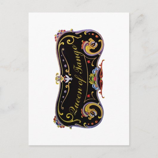 Het exclusieve design van de koningin van Tango! Briefkaart (Voorkant)