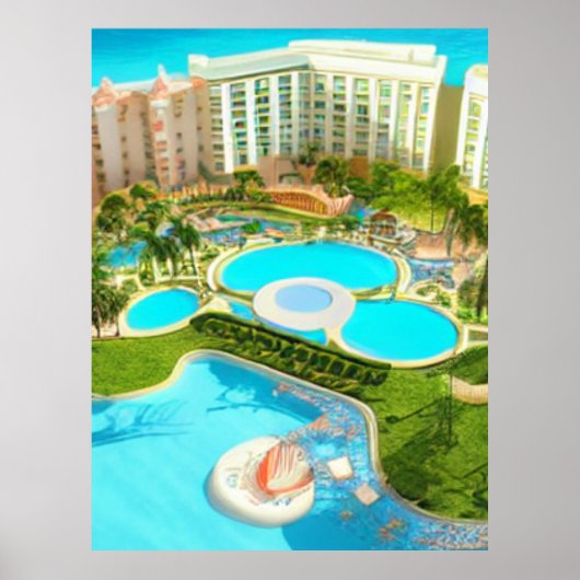 Het exclusieve hotel in Montero Bay Jamaica Poster (Voorkant)