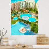 Het exclusieve hotel in Montero Bay Jamaica Poster (Keuken)