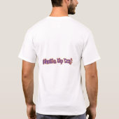 Het exemplaar van de Logo van de hond, tekstlogo e T-shirt (Achterkant)