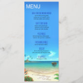 Het Exotische Menu van de Beach Wedding vraagt naa (Voorkant)