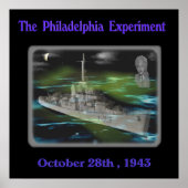Het experiment Philadelphia Poster (Voorkant)