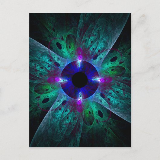 Het Eye Abstract Art Briefkaart (Voorkant)