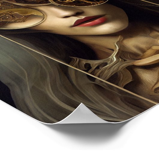 Het Eyepiece Surreal Fantasy Art Poster (Hoek)