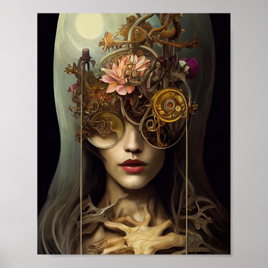 Het Eyepiece Surreal Fantasy Art Poster (Voorkant)
