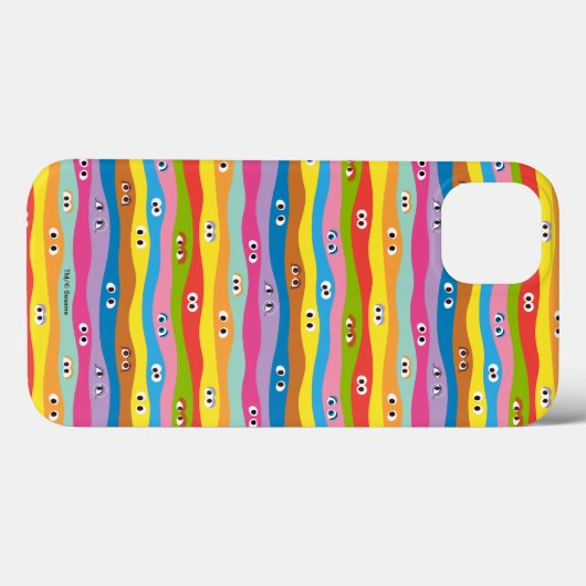 Het Eyes-patroon samenkomen Case-Mate iPhone Case (Achterkant (horizontaal))
